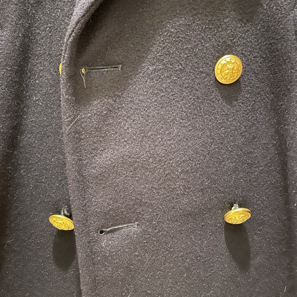 U.S NAVY Vietnam WAR ERA Officers Pea Coat  Blue/Size 40R in Rare Mint condition - Picture 2 of 8